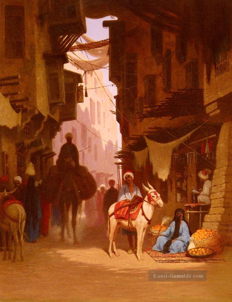 Der Souk arabisches Orientalist Charles Theodore Frere Ölgemälde